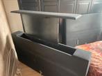 Bed meubel met tv lift en tv, 160 cm, Ophalen of Verzenden, Zo goed als nieuw, Zwart