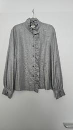 Vicolo blouse met ruches, zilver, mt L.. nieuw met kaartje!, Maat 42/44 (L), Nieuw, Ophalen of Verzenden, Vicolo