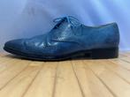 Greve 1898, maat 43,5 nette schoenen in blauw tinten., Greve 1898, Gedragen, Veterschoenen, Verzenden