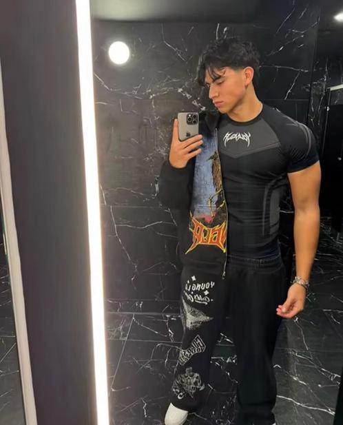 YOUNG LA Fitness T-shirt - Nieuw, Kleding | Heren, T-shirts, Nieuw, Overige maten, Zwart, Ophalen of Verzenden