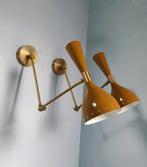 Midcentry vintage-stijl Italiaanse wandlampen nieuw, Huis en Inrichting, Lampen | Wandlampen, Ophalen of Verzenden, Nieuw, Metaal