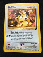 Meowth 62/82 Team Rocket, Hobby en Vrije tijd, Verzamelkaartspellen | Pokémon, Gebruikt, Ophalen of Verzenden, Losse kaart