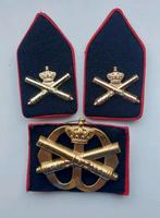 Set Artillerie, Verzamelen, Ophalen of Verzenden, Landmacht, Nederland, Embleem of Badge