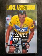 Lance Armstrong - Elke Seconde Telt, Boeken, Sport, Gelezen, Ophalen of Verzenden