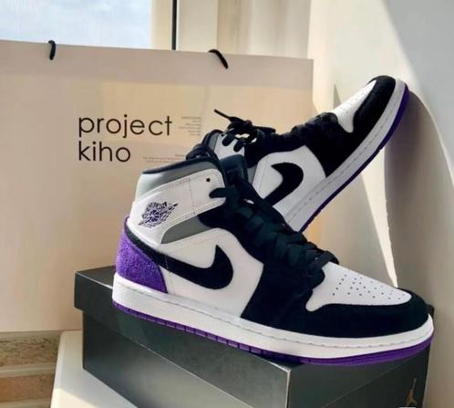 Jordan Air Jordan 1 Mid SE trends helpen vintage basketbal s, Sport en Fitness, Basketbal, Nieuw, Schoenen, Ophalen of Verzenden
