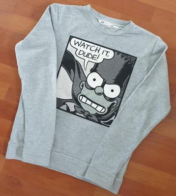 Longsleeve T-Shirt Bart Simpson - The Simpsons. Maat 158-164 beschikbaar voor biedingen