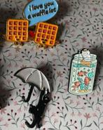 Leuke Pins - Katten, Vissen, Wafels, Ophalen of Verzenden, Nieuw, Dier of Natuur, Speldje of Pin