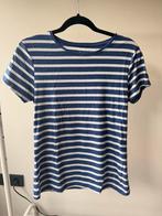 Blauw gestreept T-shirt Atmosphere, Maat 42/44 (L), Ophalen of Verzenden, Zo goed als nieuw, Korte mouw