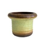 Vintage BLOEMPOT P10 Vest Keramiek groen/bruin, Antiek en Kunst, Ophalen of Verzenden