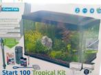 Aquarium, zwarte uitvoering, inclusief onderdelen, Dieren en Toebehoren, Vissen | Aquaria en Toebehoren, Ophalen, Nieuw, Leeg aquarium
