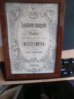 Ingel. Gravure van Symphonie Espagnole Violine Pall Lijstje, Antiek en Kunst, Kunst | Etsen en Gravures, Ophalen of Verzenden