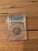 5 cent 1908 PCGS Slab UNC, Ophalen, Zilver, Koningin Wilhelmina, Losse munt