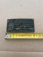 Reineveld Delft Holland Naamplaat, Ophalen of Verzenden