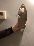 2 wandlampjes ,bedlampjes, leeslampjes.messingkleurig., Ophalen of Verzenden, Zo goed als nieuw, Metaal, Hotelsjiek