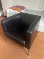 Ikea leren fauteuil, Ophalen of Verzenden, Zo goed als nieuw