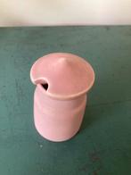 Flora  Gouda pastel mosterdpotje, Antiek en Kunst, Antiek | Servies los, Ophalen of Verzenden