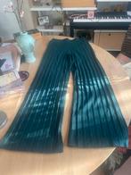 Claudia Sträter Groene Palazzo Broek merino wol s  - Maat 34, Kleding | Dames, Broeken en Pantalons, Ophalen of Verzenden, Zo goed als nieuw