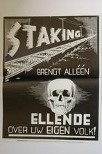 Affiche 'Spoorwegstaking' (1994), Verzamelen, Nederland, Foto of Poster, Verzenden