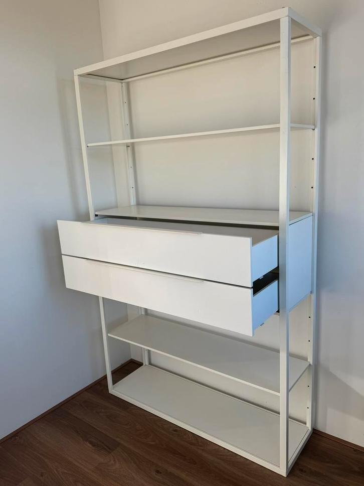 Ikea fjalkinge brede kast / stellingkast, Huis en Inrichting, Kasten | Stellingkasten, Zo goed als nieuw, Ophalen