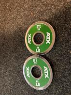 2 x 1 kg atx olympische halter schijven, Sport en Fitness, Zo goed als nieuw, Atx, Halterschijven, 2 x 1 kg