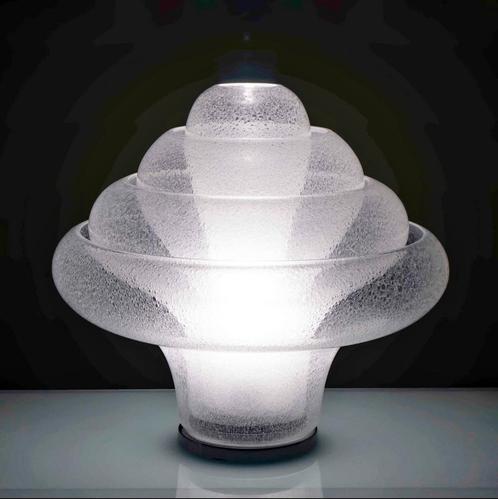 Carlo Nason Mazzega Lotus lamp, Huis en Inrichting, Lampen | Tafellampen, Zo goed als nieuw, Minder dan 50 cm, Glas, Ophalen