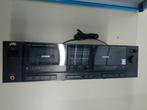 JVC TD W201 Stereo Dubbel Cassette Deck., Audio, Tv en Foto, Cassettedecks, Ophalen of Verzenden, JVC