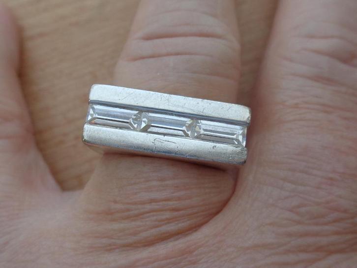 zilveren royale design ring van MEXX [436], Sieraden, Tassen en Uiterlijk, Ringen, Zo goed als nieuw, Dame, 17 tot 18, Zilver