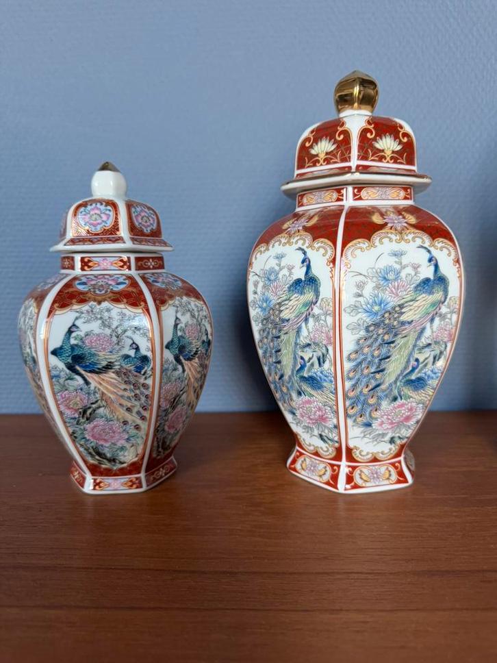 Japanse vazen | Asahi Sato Gordon | Porselein, Antiek en Kunst, Antiek | Vazen, Ophalen