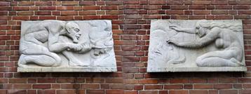 Originele modellen Frans Werner Amsterdamse School Art Deco beschikbaar voor biedingen