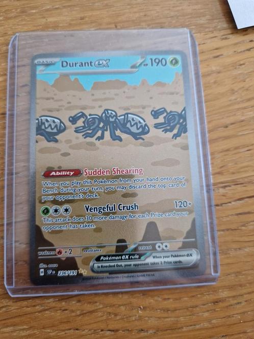 Durant EX #236/191 SSP NM- conditie, Hobby en Vrije tijd, Verzamelkaartspellen | Pokémon, Nieuw, Losse kaart, Ophalen of Verzenden