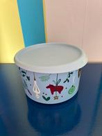 078 Nieuwe trommel van Tupperware kerst licht blauw, Verzenden, Nieuw, Blauw, Bus of Trommel