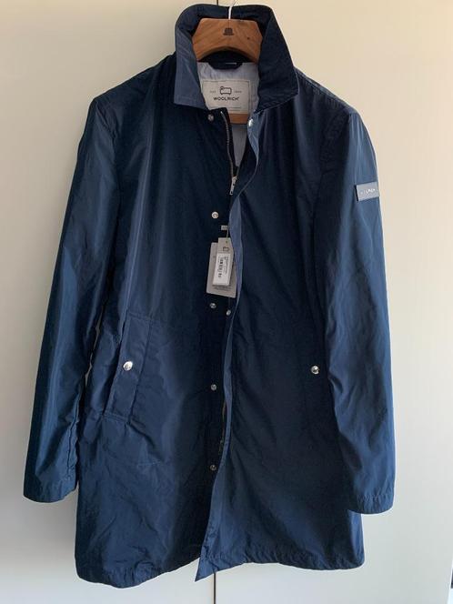 Woolrich City Carcoat mt. L NIEUW, Kleding | Heren, Jassen | Zomer, Nieuw, Maat 52/54 (L), Blauw, Ophalen of Verzenden