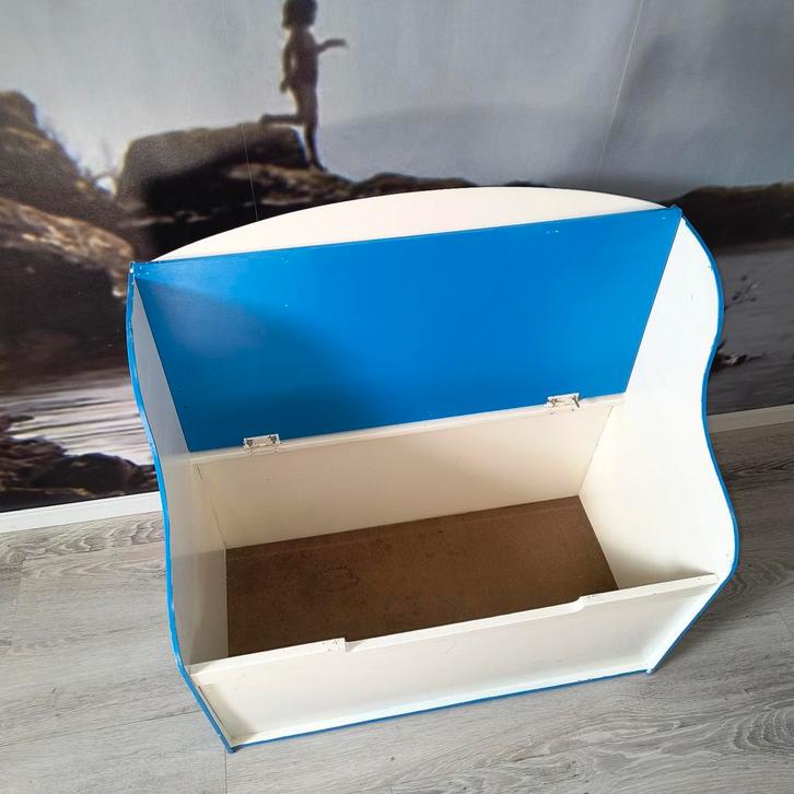 Leuk opbergbankje voor kinderkamer, Kinderen en Baby's, Kinderkamer | Commodes en Kasten, Gebruikt, Kast, Minder dan 90 cm, Minder dan 75 cm