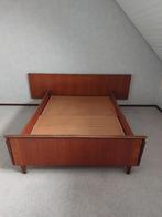 60er jaren bed, louis van Teeffelen, Ophalen, Gebruikt, Bruin, 190 cm of minder