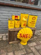 Vintage Shell Olieblikken, Ophalen, Gebruikt, Overige, Overige merken