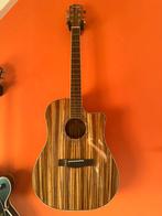 Fender western CD220CE Zebrano, Ophalen, Zo goed als nieuw, Western- of Steelstringgitaar, Met (piezo-)element