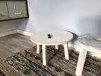 Plantentafeltje, laag bijzet tafeltje, Huis en Inrichting, Ophalen of Verzenden, Rond, Minder dan 55 cm, Minder dan 45 cm