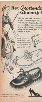 Retro reclame 1949 Nimco jongensschoenen voor de kleintjes, Verzenden, Overige typen