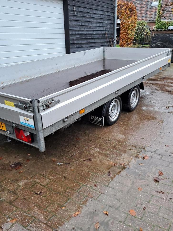Zeer nette gebruikte hapert aanhangwagen /plateauwagen, Auto diversen, Aanhangers en Bagagewagens, Zo goed als nieuw, Ophalen