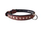 WAUDOG Soft Deco Halsband Leder Bruin XS Nek 27-36 cm -35%!, Dieren en Toebehoren, Ophalen of Verzenden, Handgemaakt, Nieuw