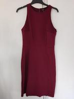 Mango basic mouwloze bordeaux rode dames jurk met ronde hals, Maat 38/40 (M), Mango, Ophalen of Verzenden, Zo goed als nieuw