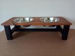 Grote houten Honden voer /water bakhouders, Ophalen of Verzenden, Nieuw
