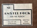 Amstel Bockbier, ook per flesch, Verzamelen, Gebruikt, Ophalen of Verzenden, Amstel