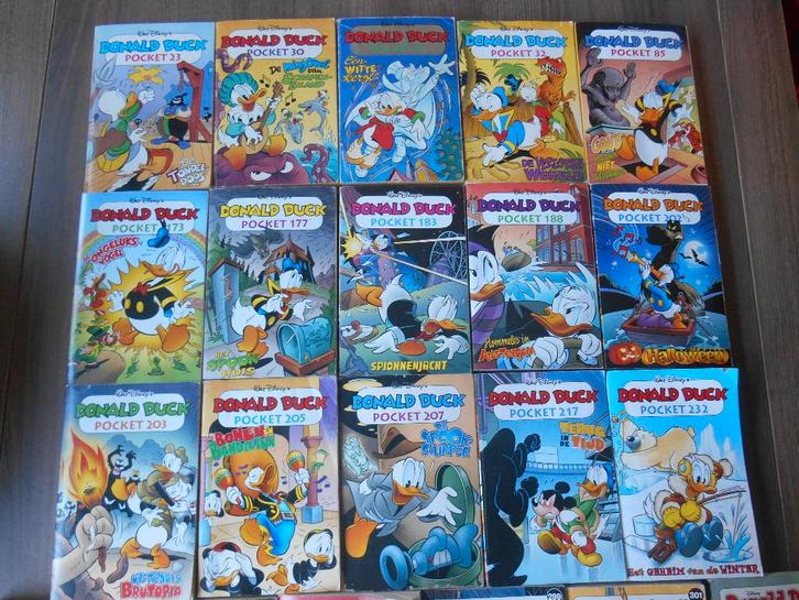 Donald Duck pockets dubbel, mega, duckstad, mini, Boeken, Stripboeken, Gelezen, Meerdere stripboeken, Ophalen of Verzenden