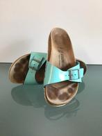 Birkenstock 38 turkooizen | Slippers | Gratis verzenden, Slippers, Zo goed als nieuw, Birkenstock, Verzenden