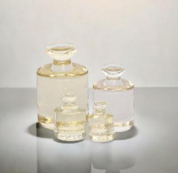 Set van 4 Vintage Massief Glazen Apothekersgewichten,1950’s beschikbaar voor biedingen