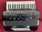 Z.g.a.n. italiaanse Fisart Ravel IV accordeon .96bas .4korig, Overige merken, Zo goed als nieuw, 96-bas, Met riemen