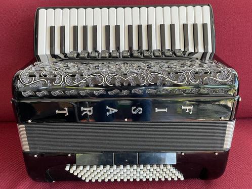 Z.g.a.n. italiaanse Fisart Ravel IV accordeon .96bas .4korig, Muziek en Instrumenten, Accordeons, Zo goed als nieuw, Toetsaccordeon