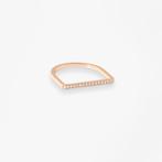 vanrycke medellin diamond paved pink gold ring | 52, Ophalen, Zo goed als nieuw, Met edelsteen, Goud