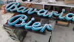 Bavaria Bier originele oude neon 50-60 er jaren Mancave, Ophalen, Gebruikt